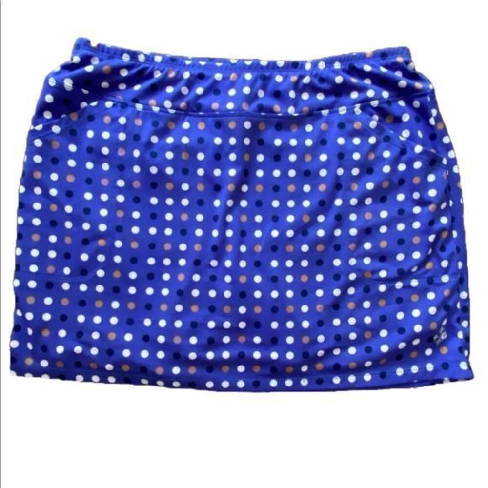 Jofit Skort - XL blue dot , polyester spandex